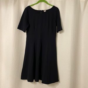 J.Crew Navy A-line dress (size 10)
